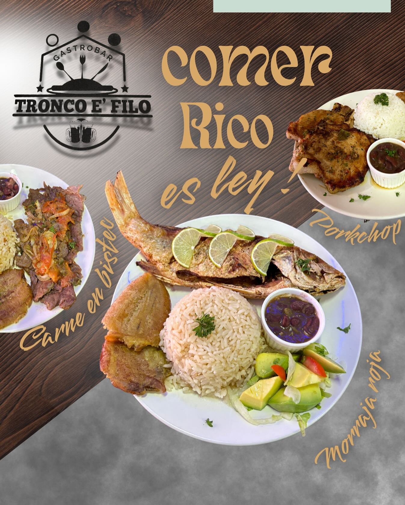 Detrás de la cocina
